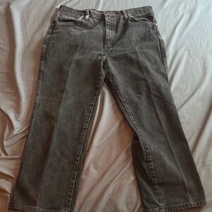 Men's Classic Black Gray Jeans